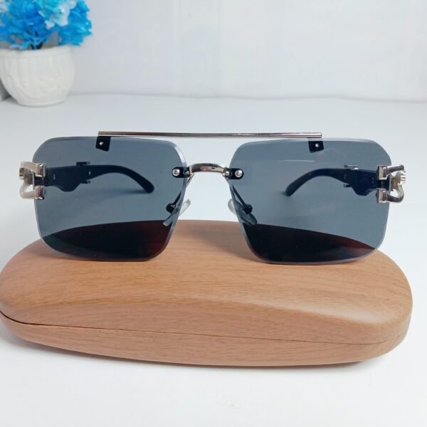 New trending Rimless Black Sunglasses for Men